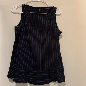 Banana Republic sleeveless peplum blouse